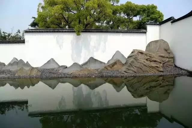中式意境的墙