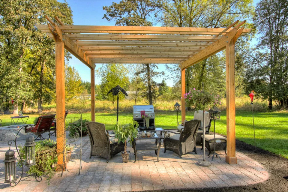 建一个藤本花架，美呆了