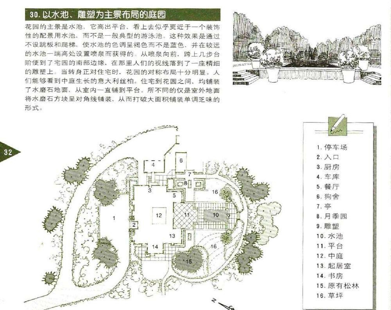 【独家整理】82个庭院设计图籍