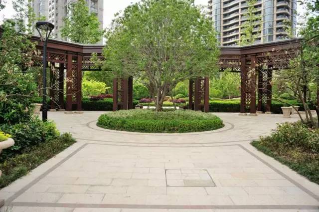 小区绿化植物配置案例实景 