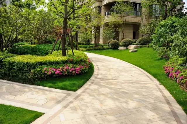 小区绿化植物配置案例实景 