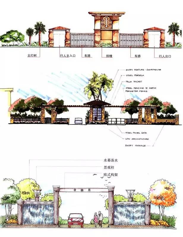 百张入口平面设计图