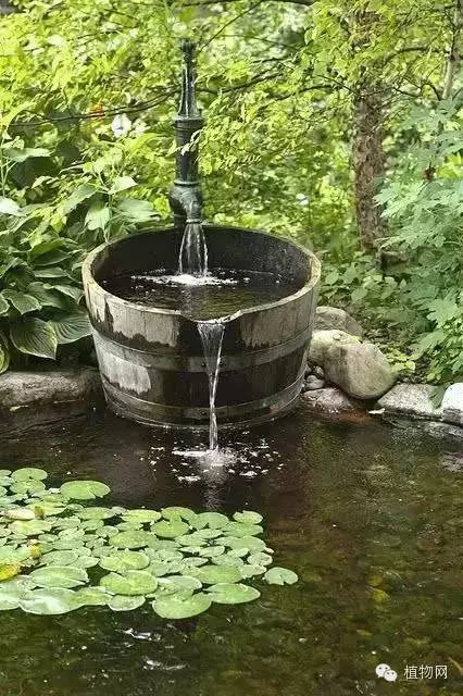 民间高手用锅碗瓢盆改造成的创意水景