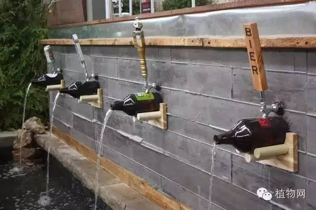 民间高手用锅碗瓢盆改造成的创意水景