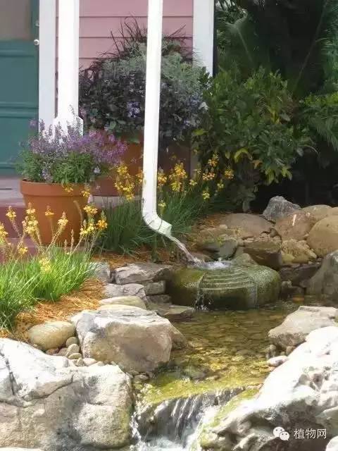 民间高手用锅碗瓢盆改造成的创意水景