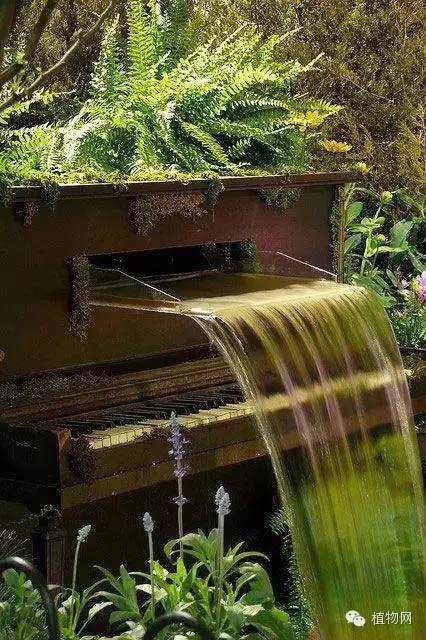 民间高手用锅碗瓢盆改造成的创意水景