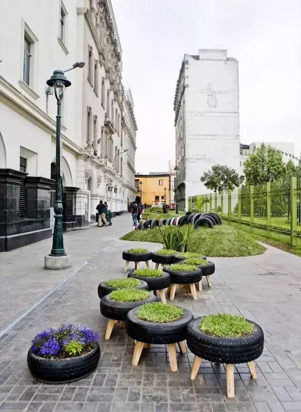 创意旧轮胎：华丽大变身