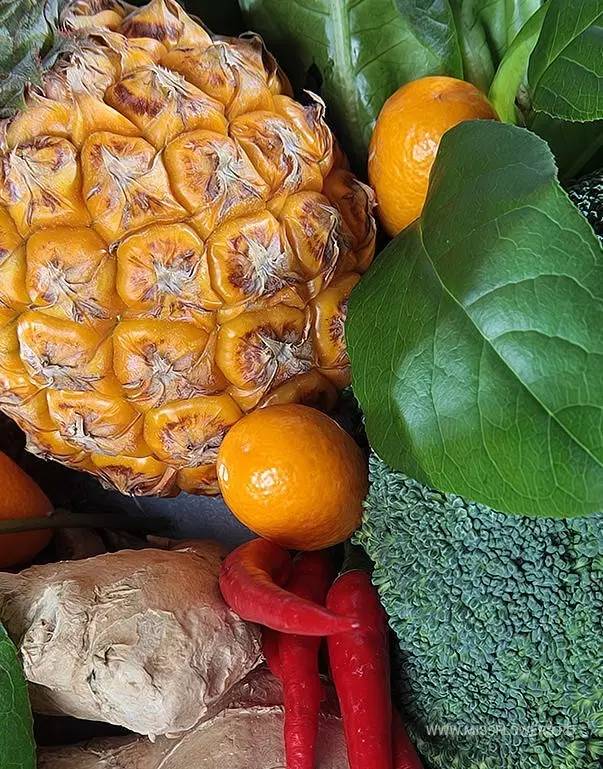 一束管饱的蔬菜花束