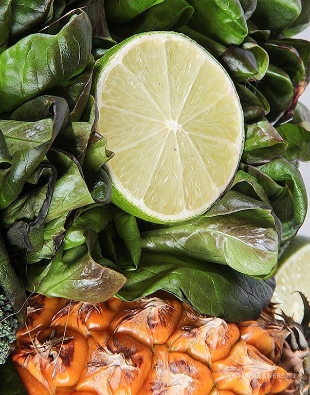 一束管饱的蔬菜花束