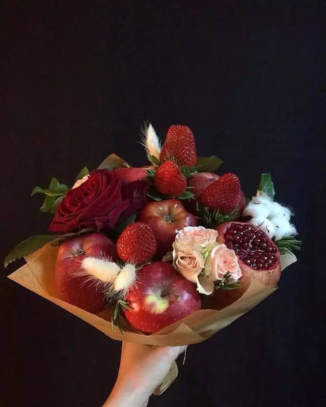 花艺 | 蔬菜水果花束，花前月下柴米油盐两不误