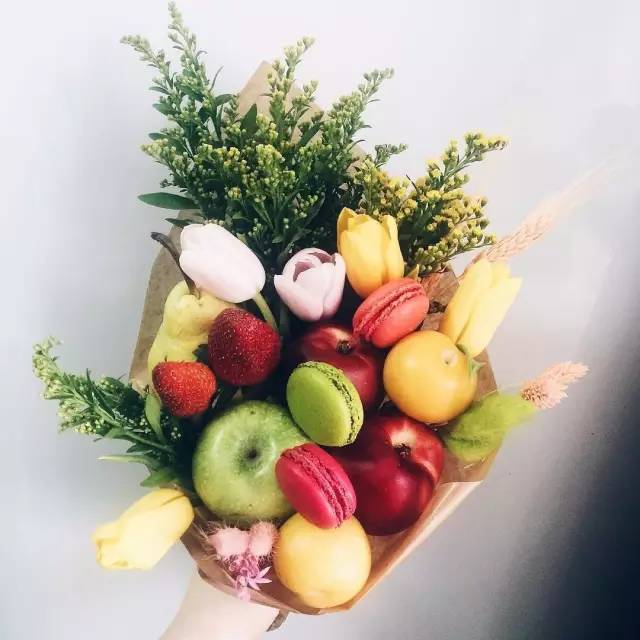 花艺 | 蔬菜水果花束，花前月下柴米油盐两不误