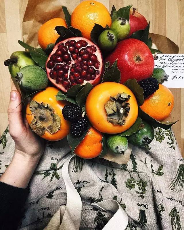 花艺 | 蔬菜水果花束，花前月下柴米油盐两不误