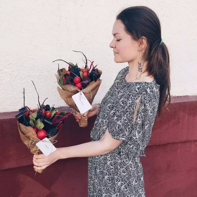 花艺 | 蔬菜水果花束，花前月下柴米油盐两不误