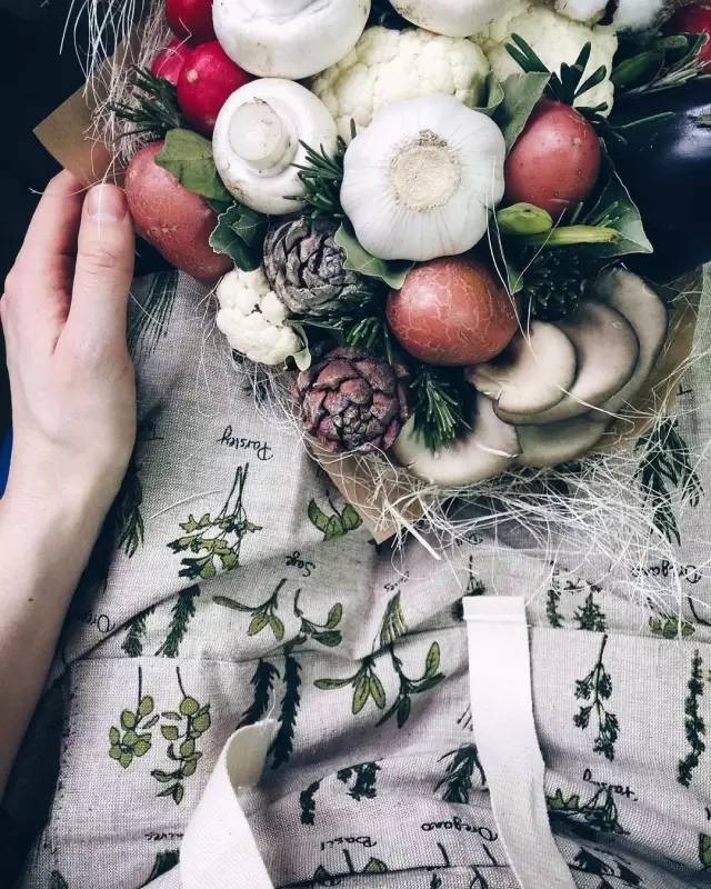 花艺 | 蔬菜水果花束，花前月下柴米油盐两不误