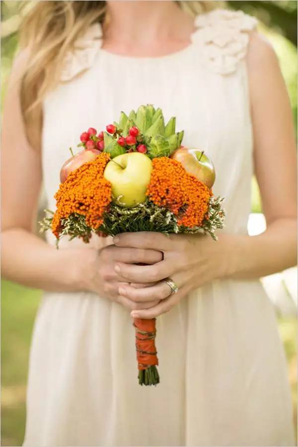 水果竟也能做成手捧花