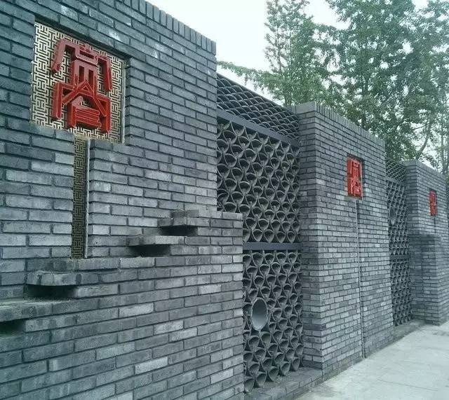 中式意境的墙