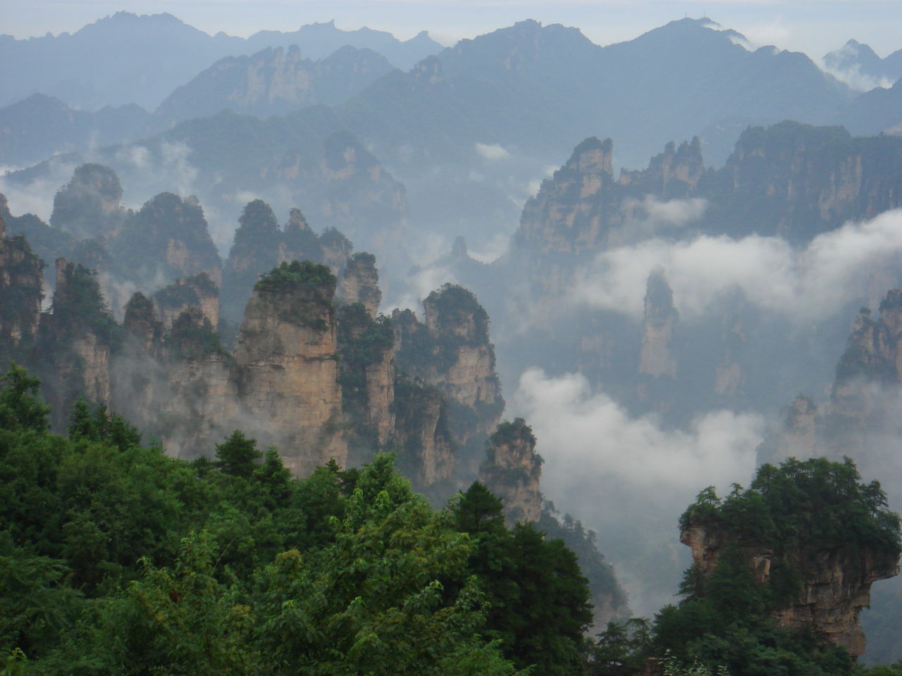 美丽的季节变化景观