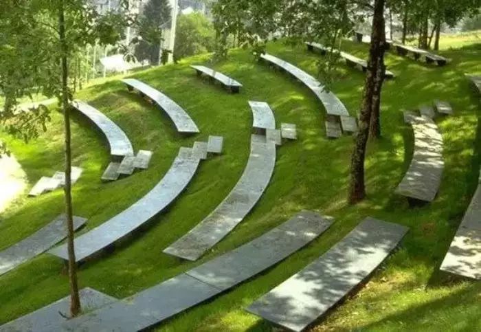 绿化微地形的"高差处理"方式 - 园林技术 - 花蚁花卉网